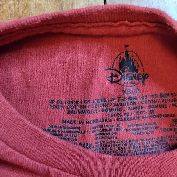 Disney shirt 4 Mouseketeer short sleeve shirt red black mouse ears mickey mouse - Picture 3 of 4